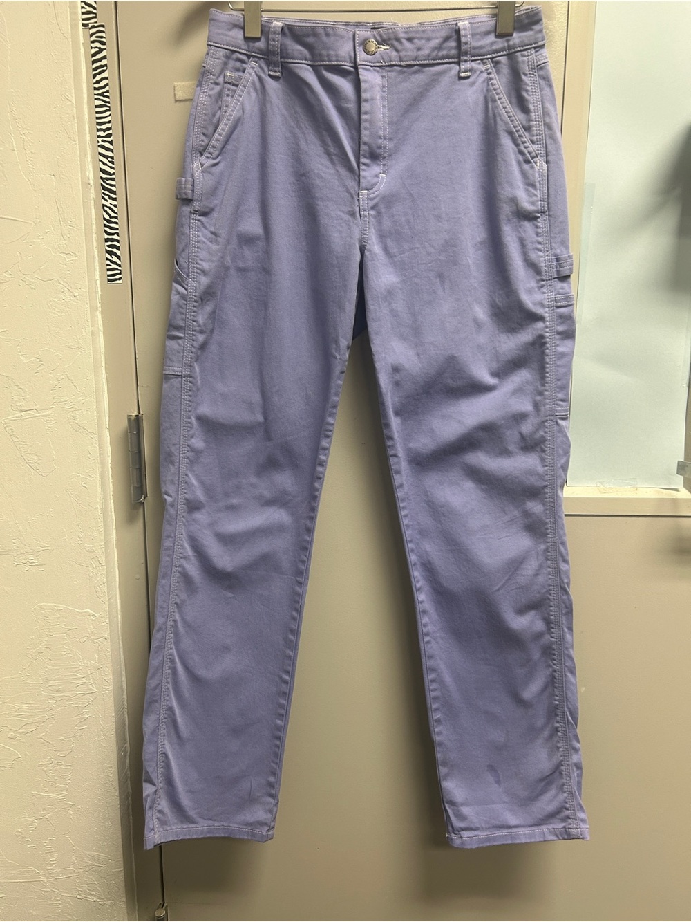 Dickies Lavender Wide-Leg Work Pants